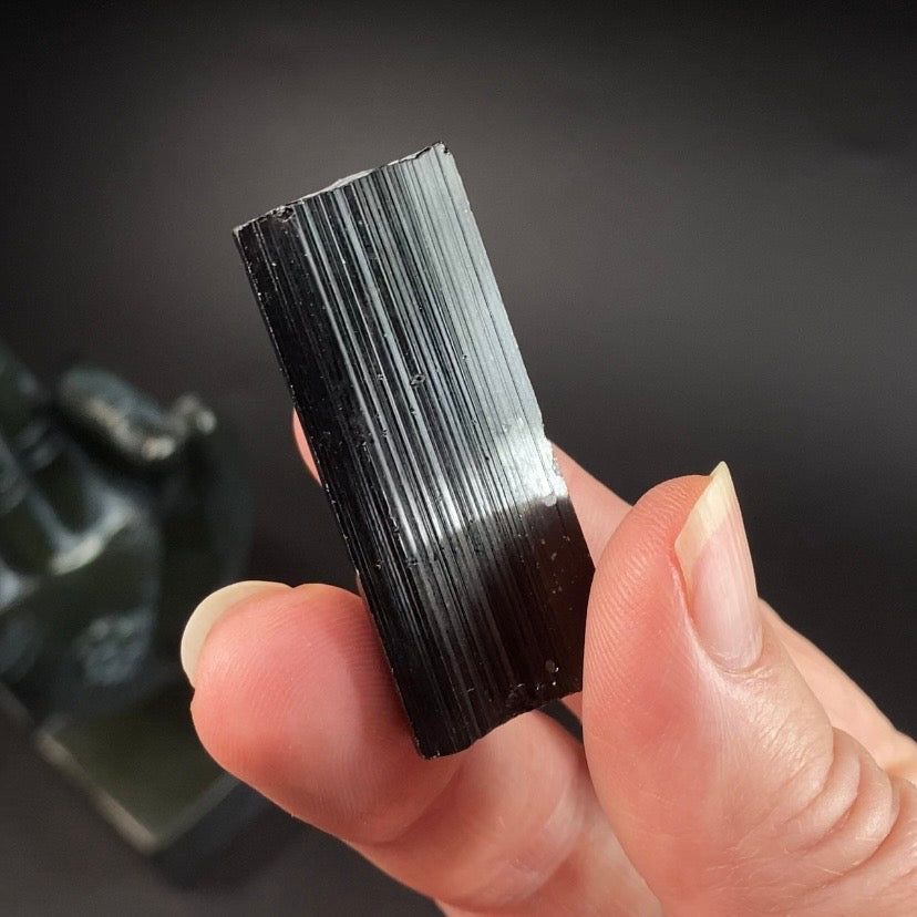 Black Tourmaline Schorl Crystal from Shigar Valley, Pakistan