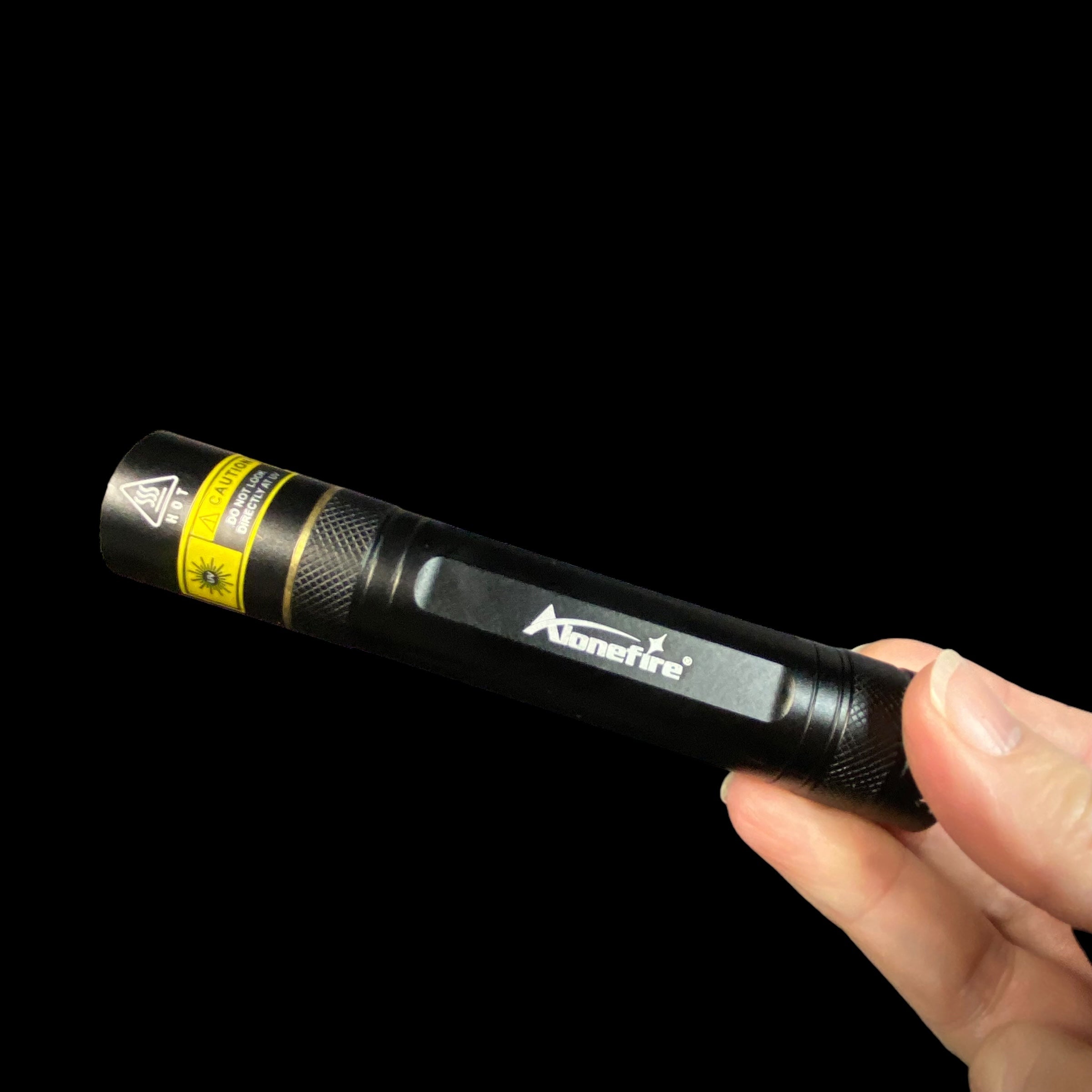 Alonefire SV003 10W Handheld 365 nm Long Wave Ultraviolet UV Flashlight with Premium Battery & Charger