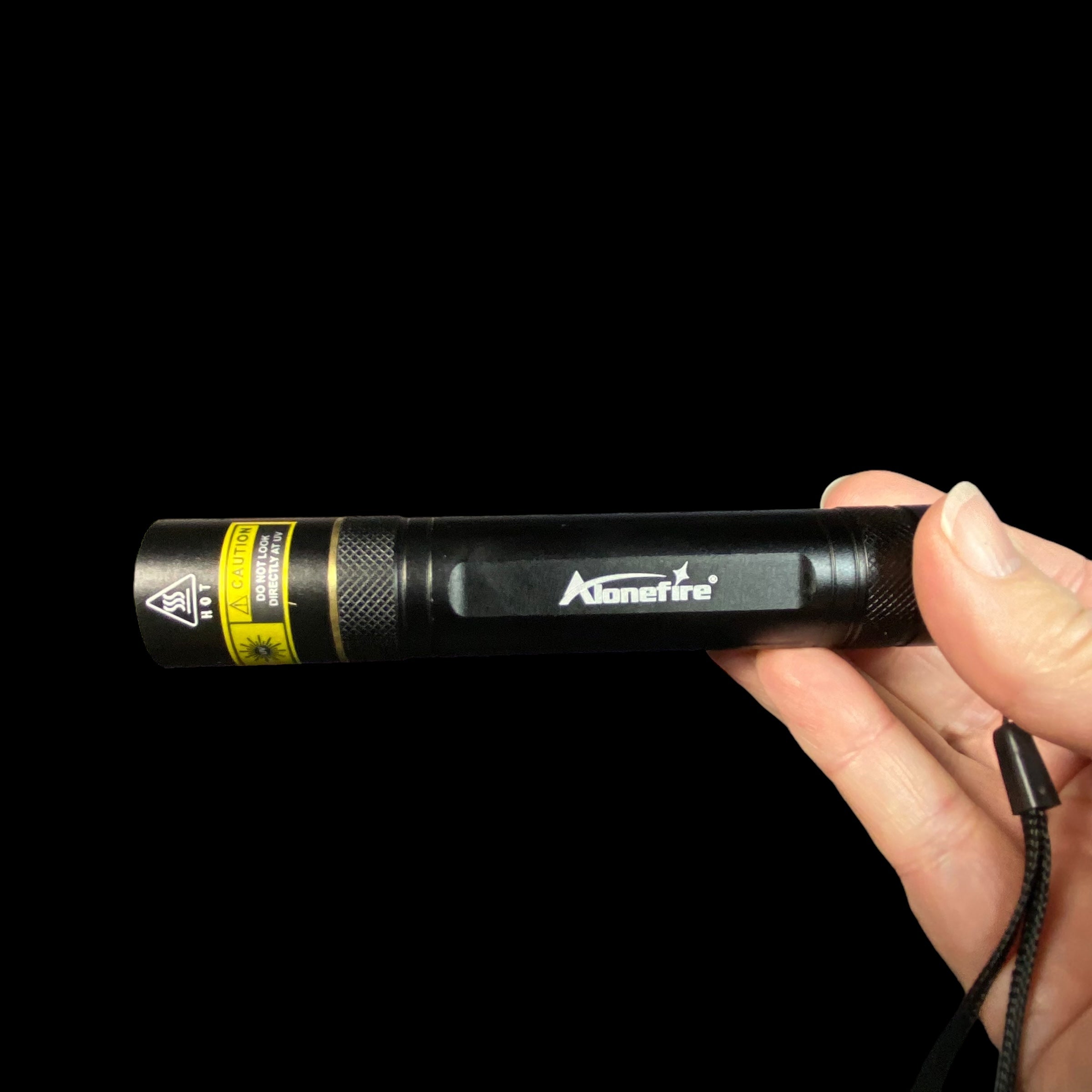 Alonefire SV003 10W Handheld 365 nm Long Wave Ultraviolet UV Flashlight with Premium Battery & Charger