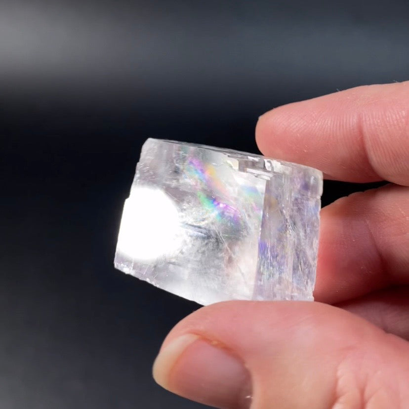 Rainbow Optical Calcite Specimen from Madagascar