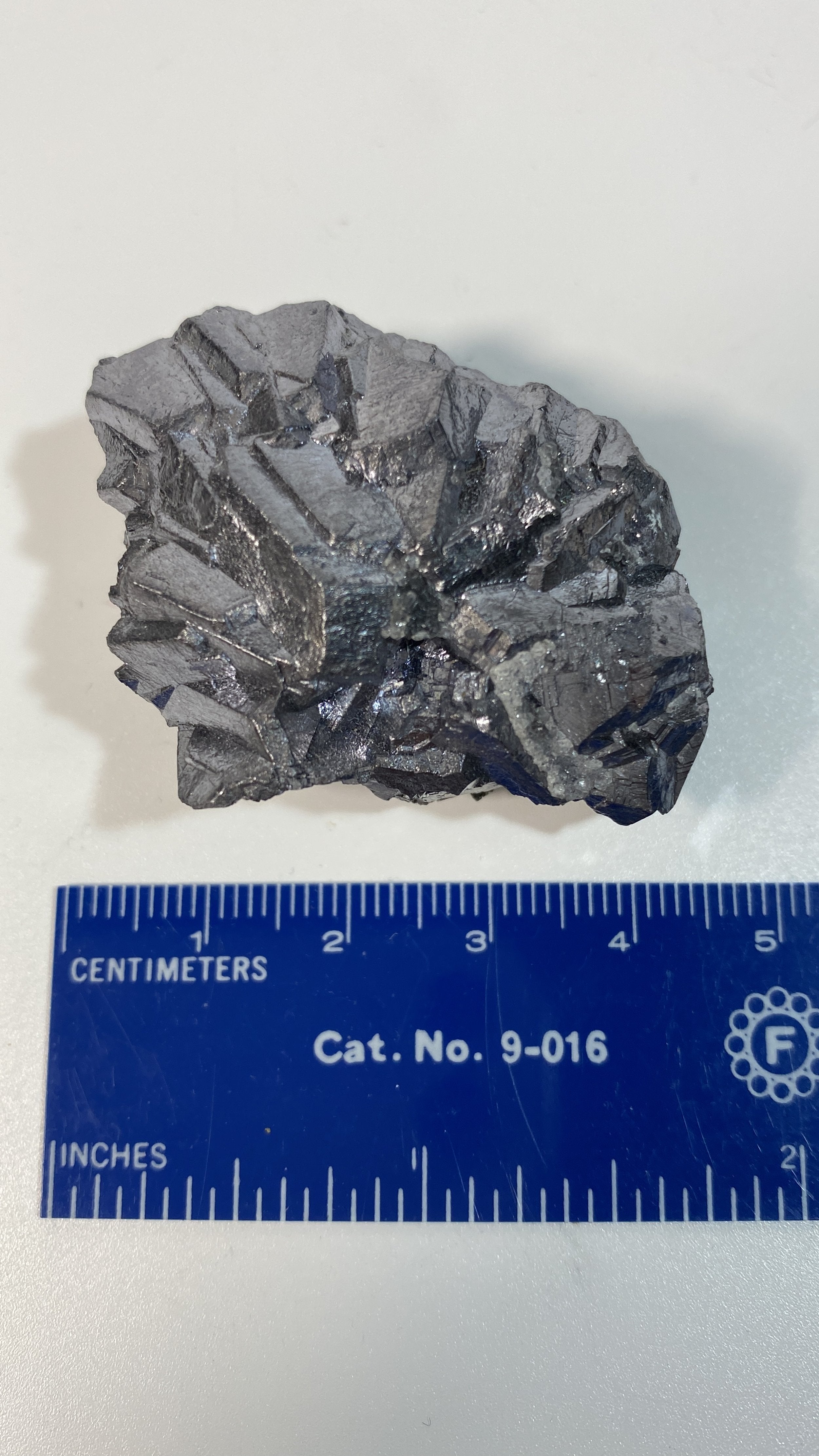 Rare 3/4 Star-Shaped Galena Crystal Cluster with Pyrite After Pyrrhotite Core from Trepca Mines, Kosovo