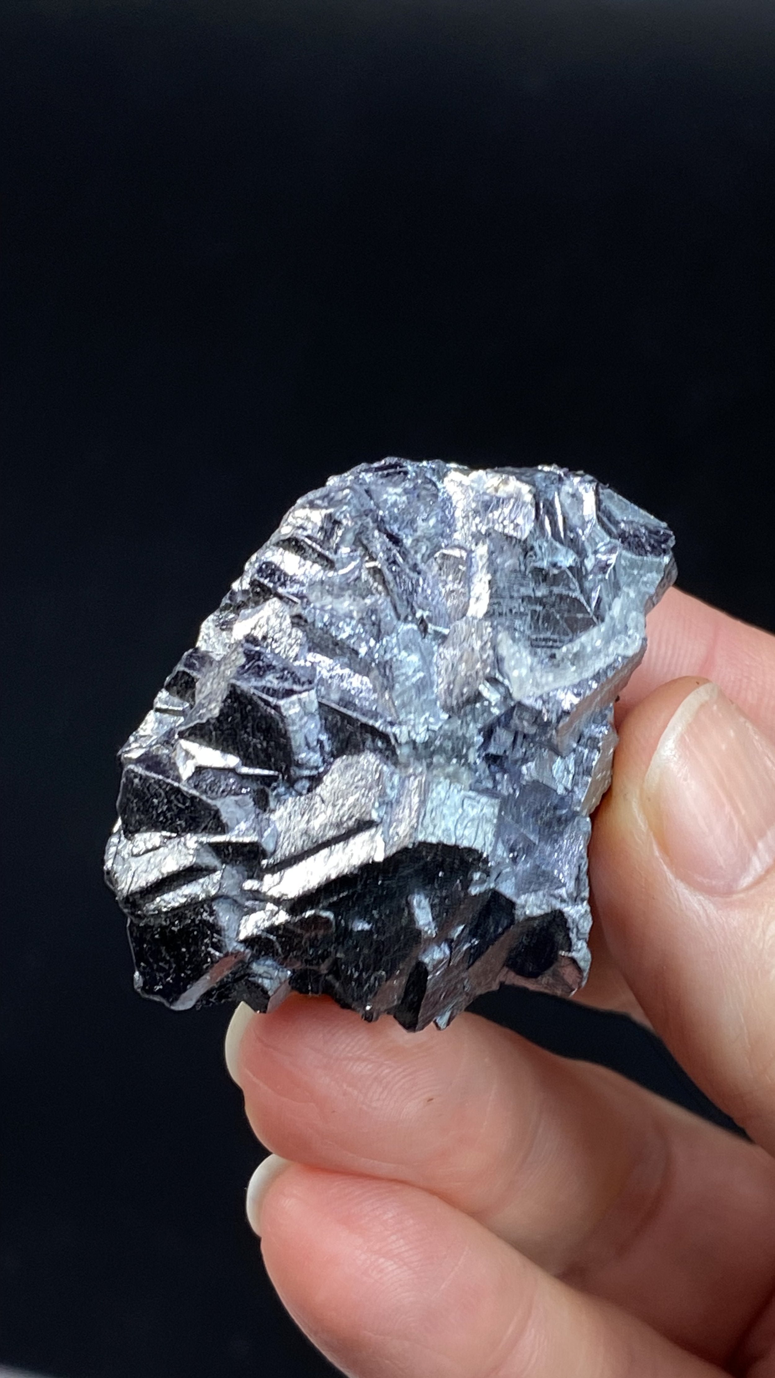 Rare 3/4 Star-Shaped Galena Crystal Cluster with Pyrite After Pyrrhotite Core from Trepca Mines, Kosovo