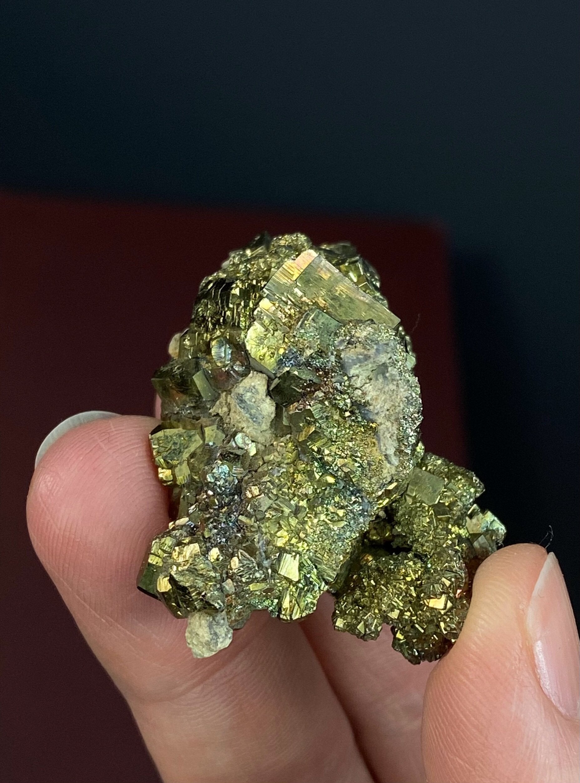 Pyrite Cluster from Trepca Mine Complex, Kosovo