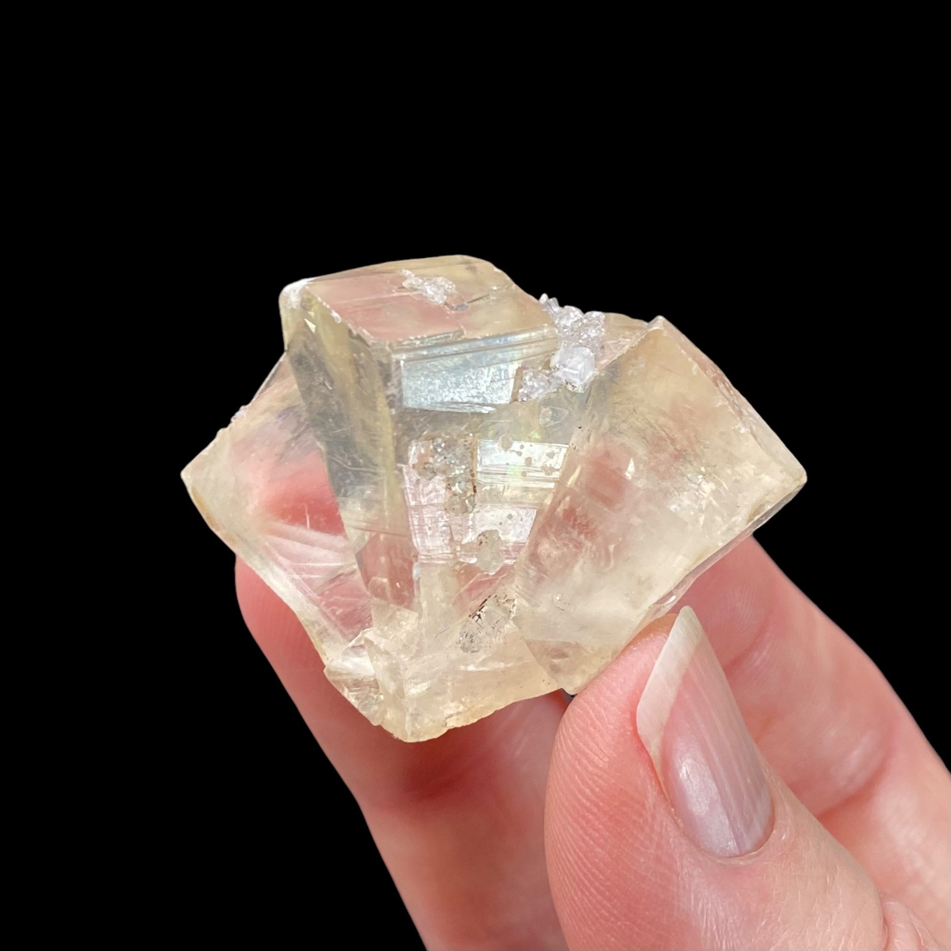 Light Golden Calcite Crystal Cluster