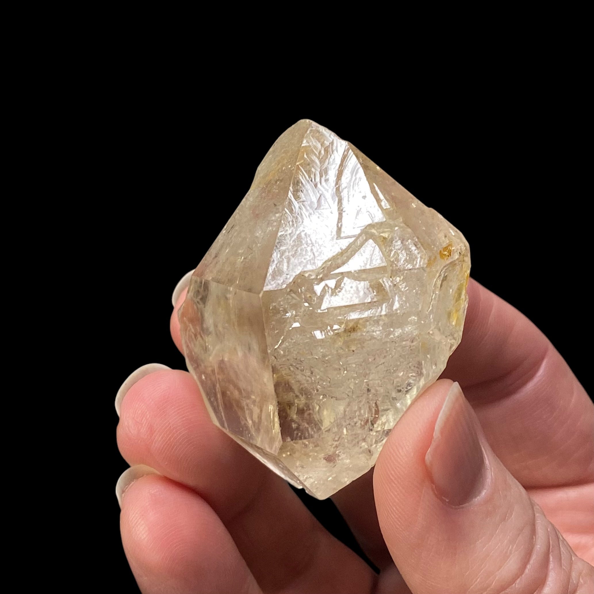 Double Terminated Fenster Quartz Crystal with Record Keepers