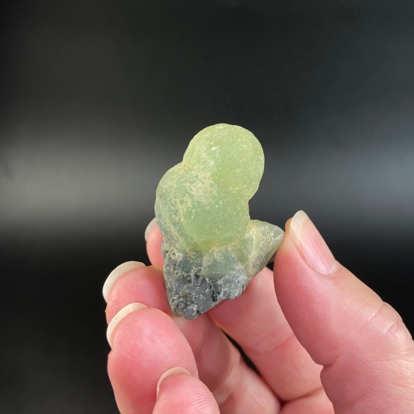 Botryoidal Prehnite Specimen with Epidote, Kayes Region, Mali