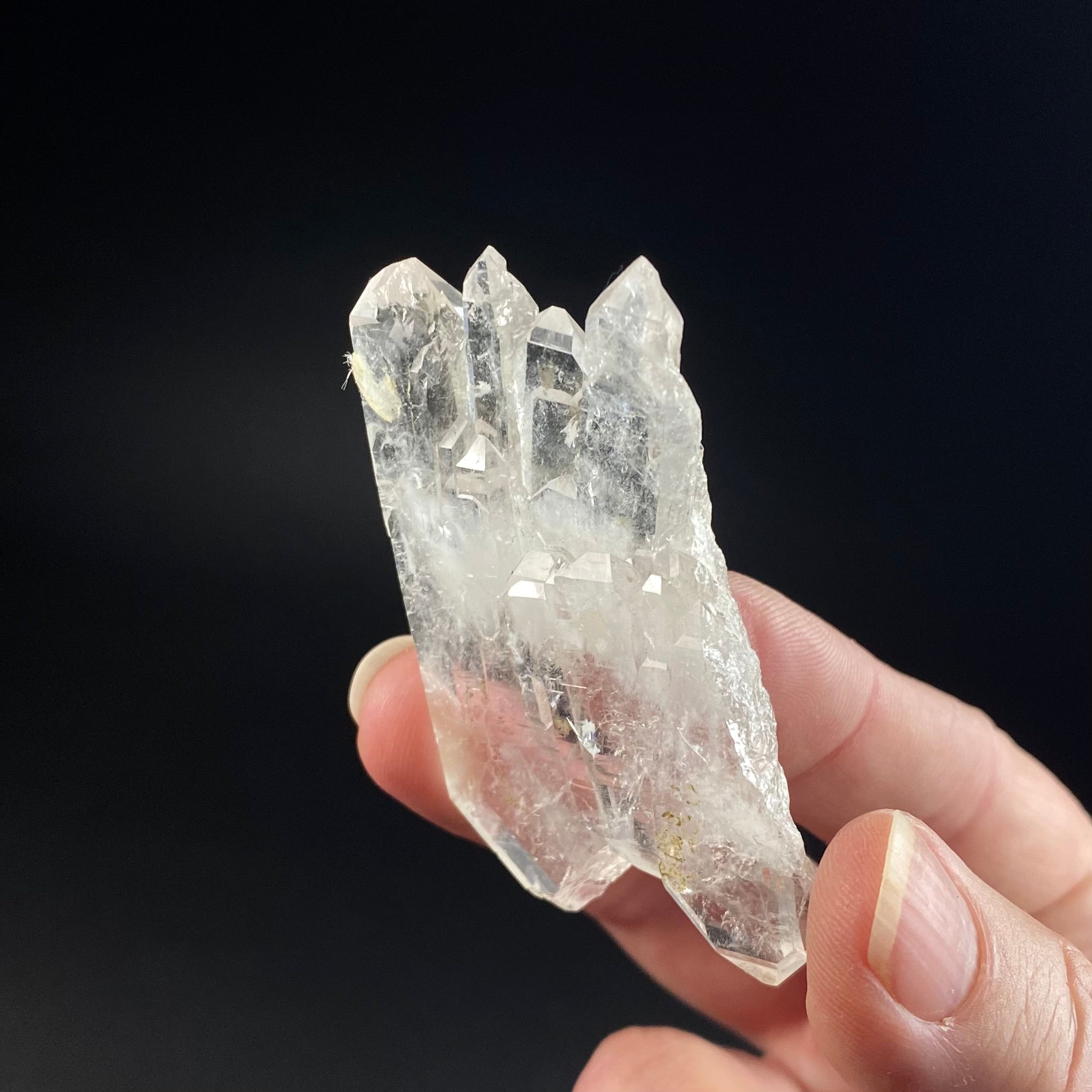 Tabular Faden Quartz Crystal Cluster