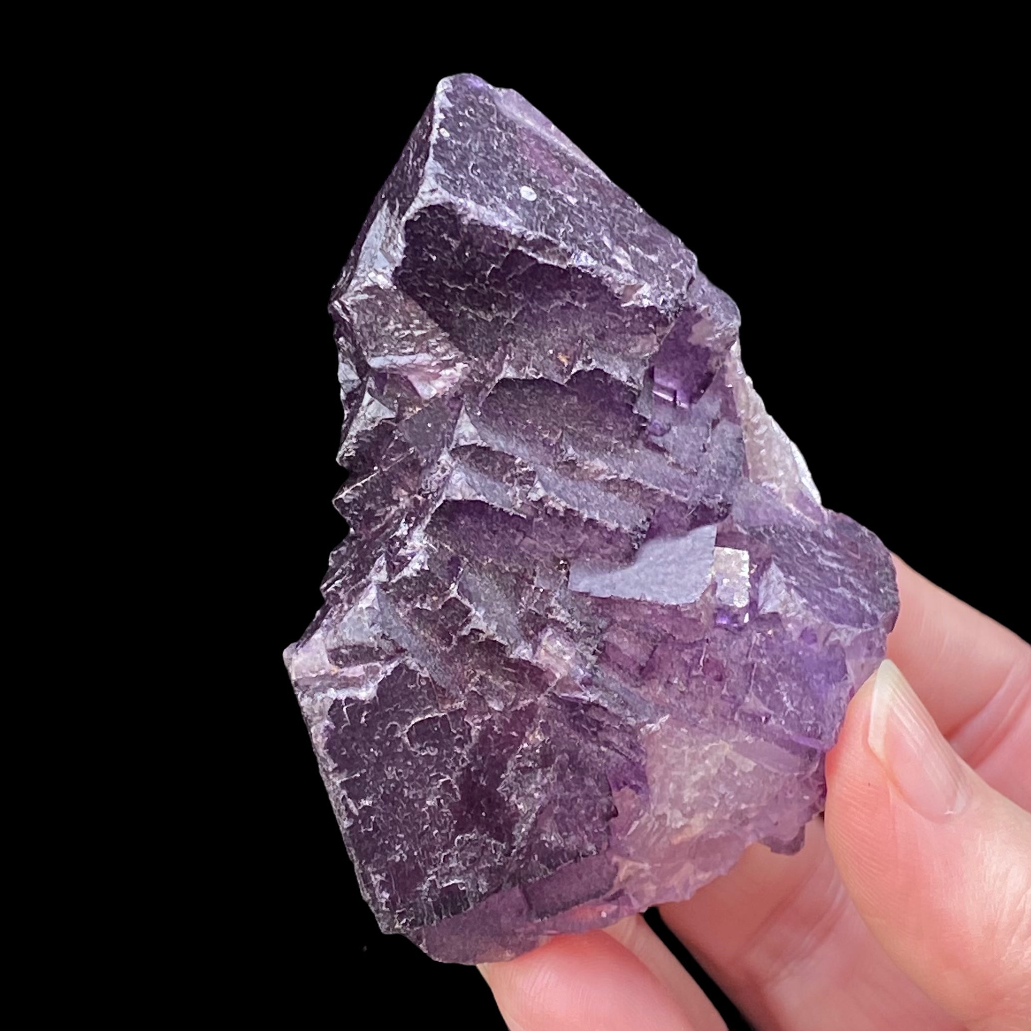 Purple Cubic Fluorite Specimen, Mexico