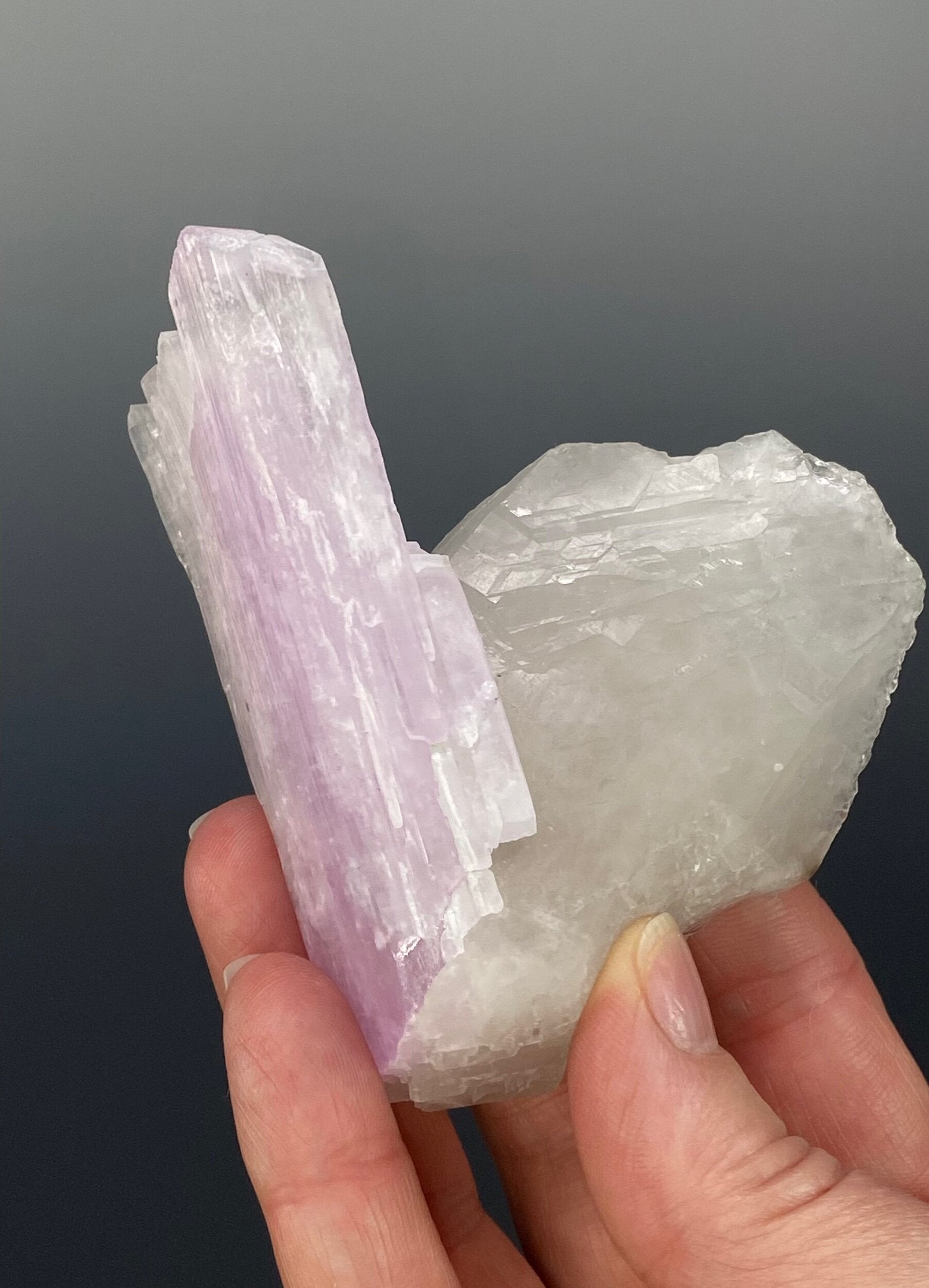 8 Pieces Terminated Natural Pink Color Kunzite Crystals shops Lot from Afghanistan