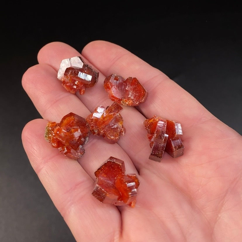 Gemmy Vanadinite Thumbnail Size Cluster