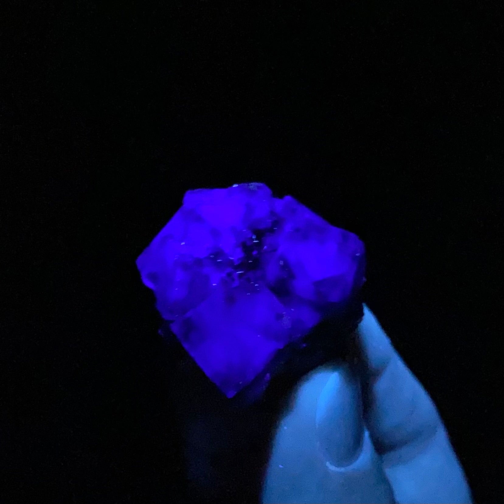 Purple Cubic Fluorite Specimen, Okorusu Mine, Namibia