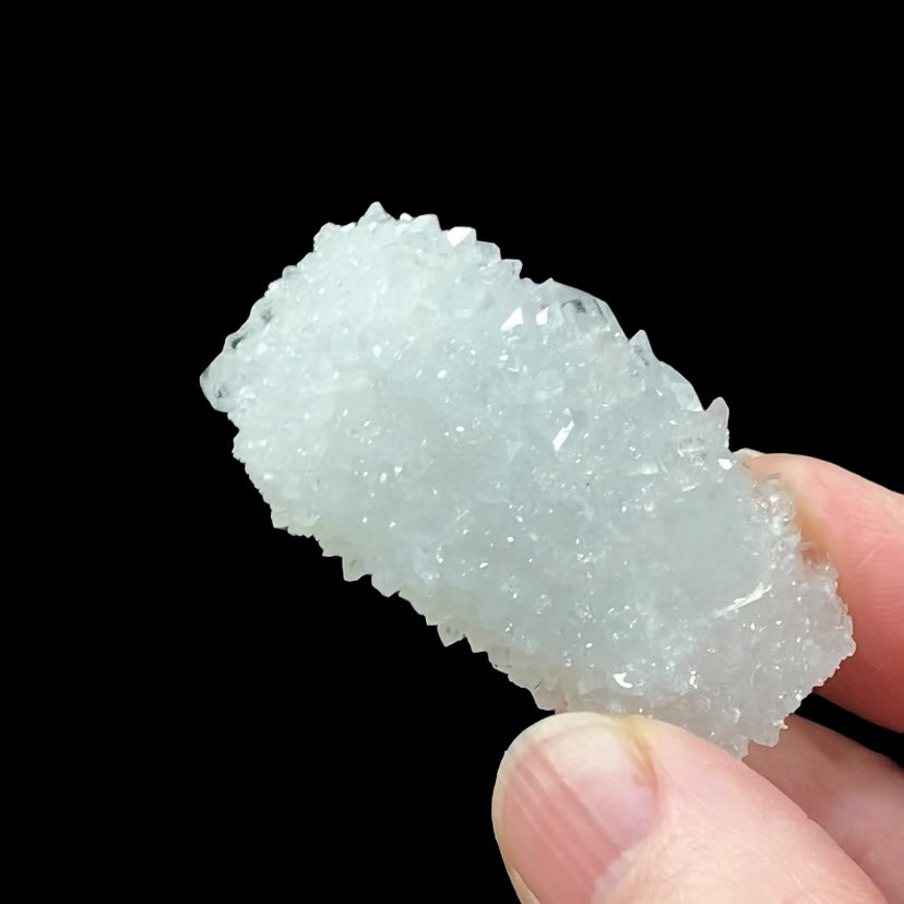 MDruze Apophyllite Stalactite Formation on Calcite Core with Heulandite and Stilbite