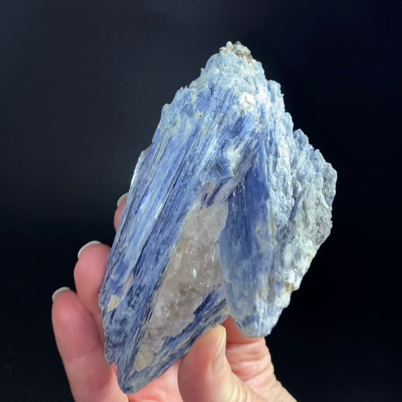 Blue Kyanite and Quartz Specimen from Minas Gerais, Brazil