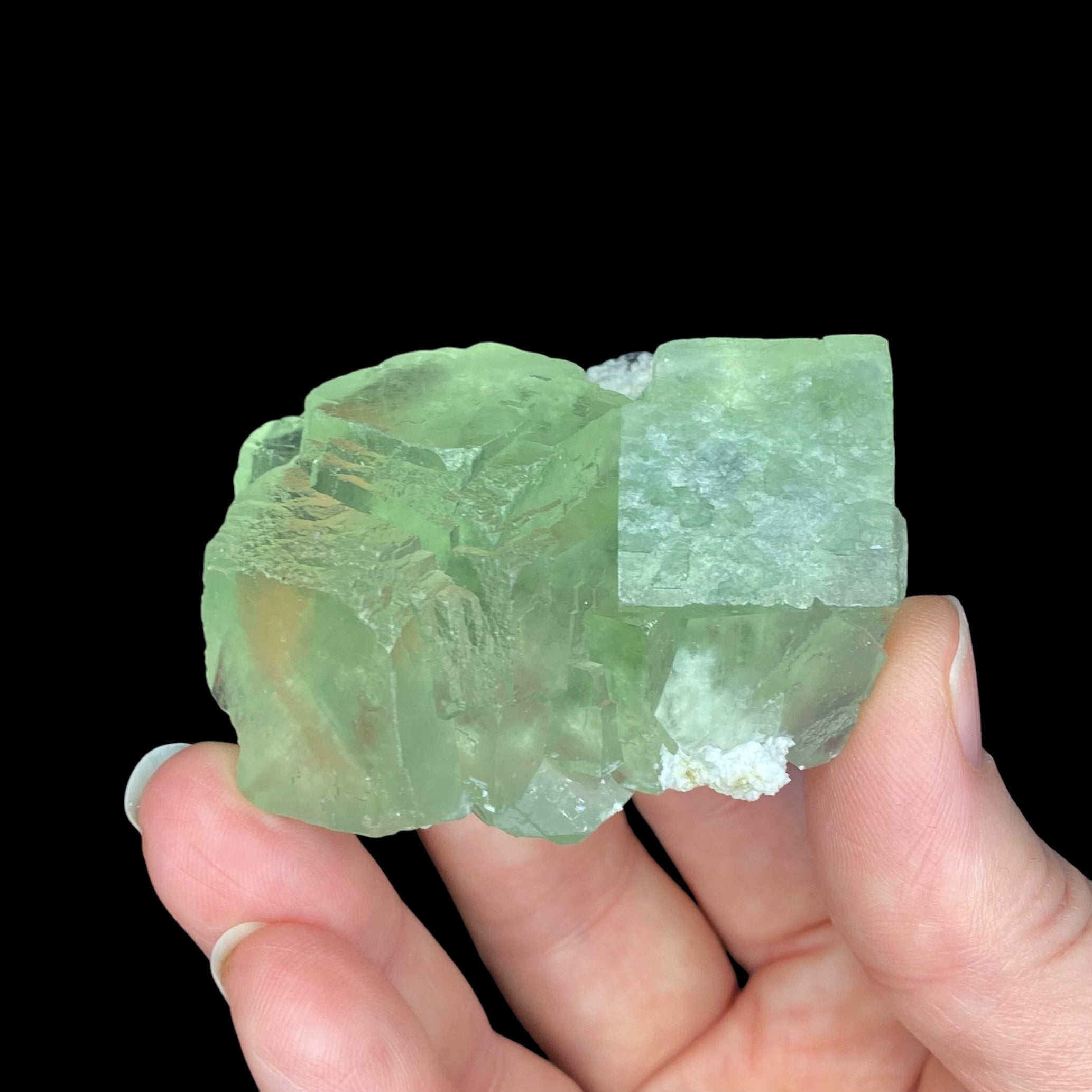 Green Cubic Fluorite Cluster Xianghualing Mine