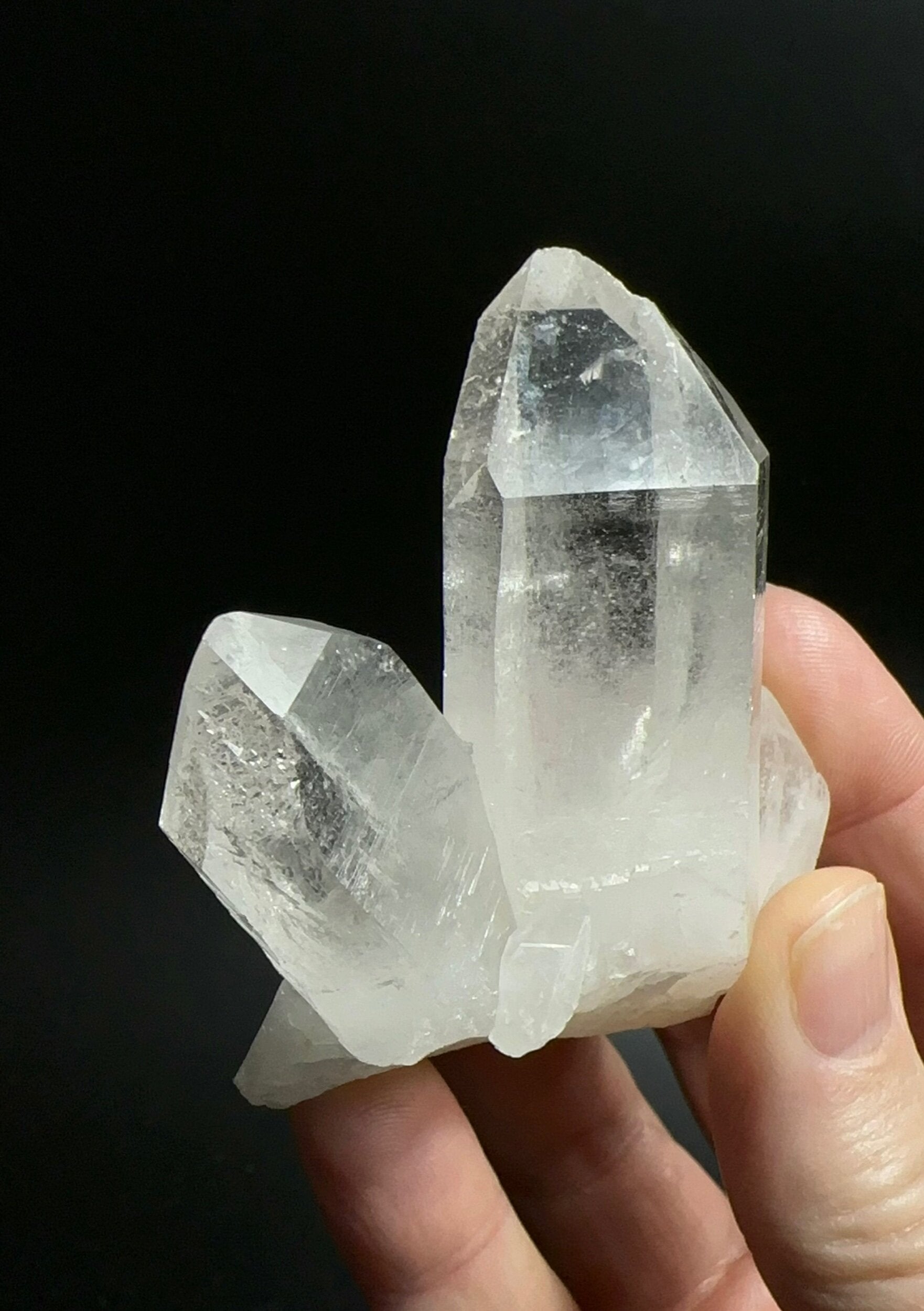 Himalayan Quartz Crystal Cluster - Himachal Pradesh, India