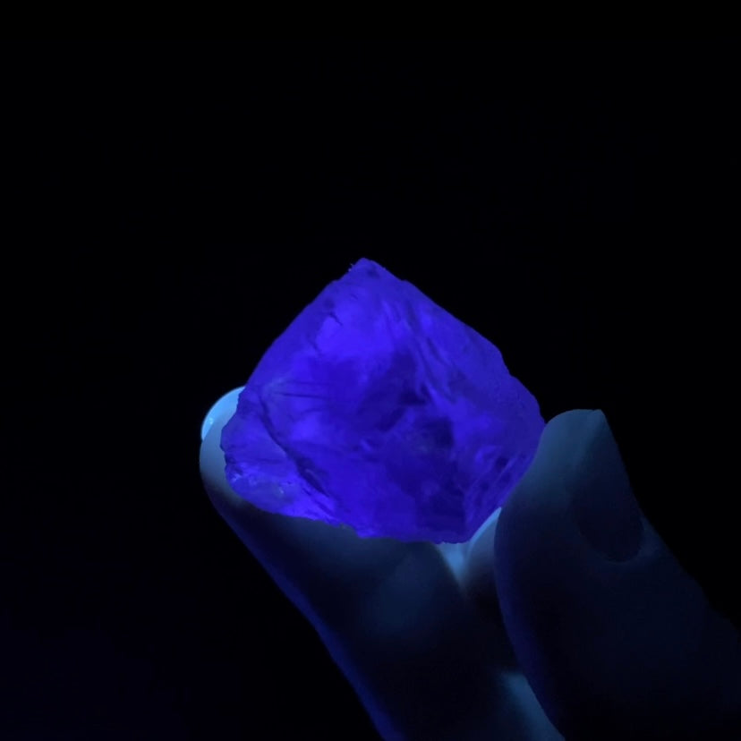 Pink Fluorite Octahedral Crystal from Nagar Valley, Pakistan