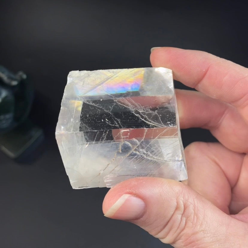 Rainbow Iceland Spar Optical Calcite Specimen from Brazil
