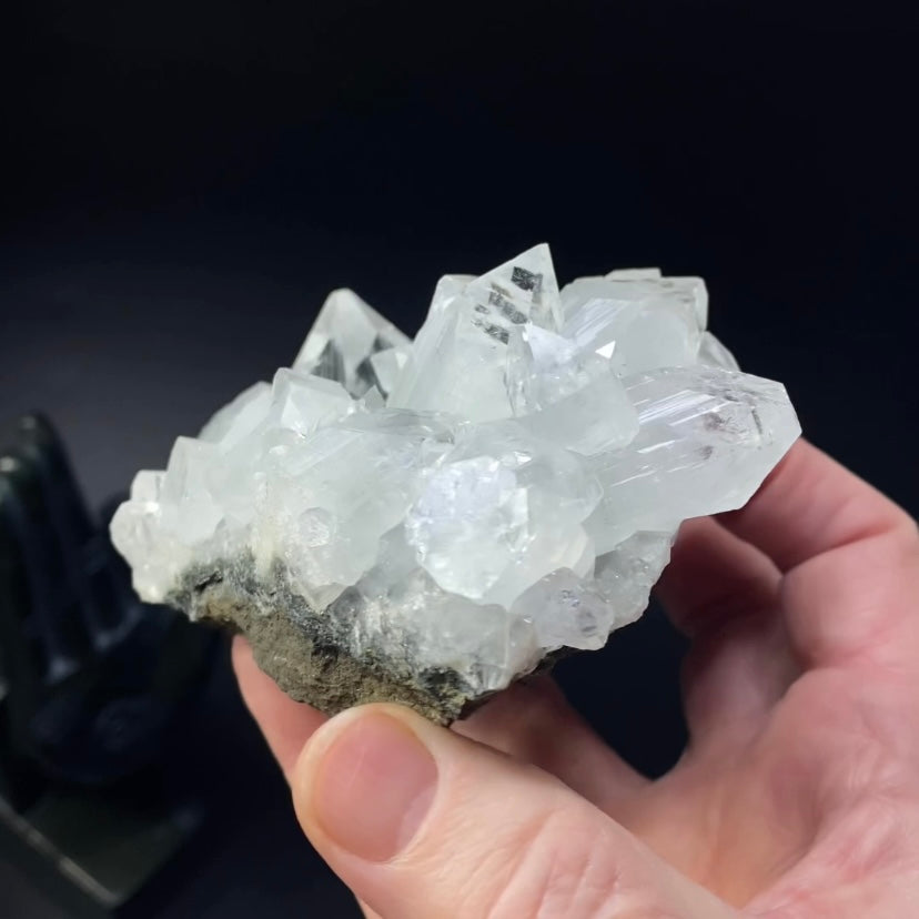 Lustrous Apophyllite Crystal Cluster from Jalgaon, Maharashtra, India
