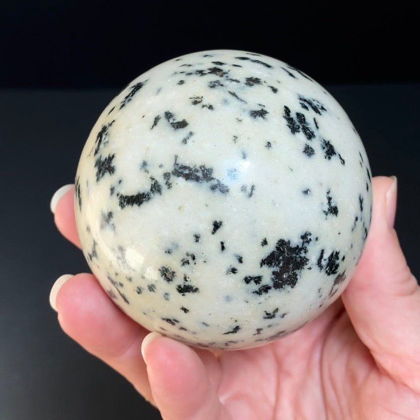 Biotite and Granite Polished Sphere 70mm