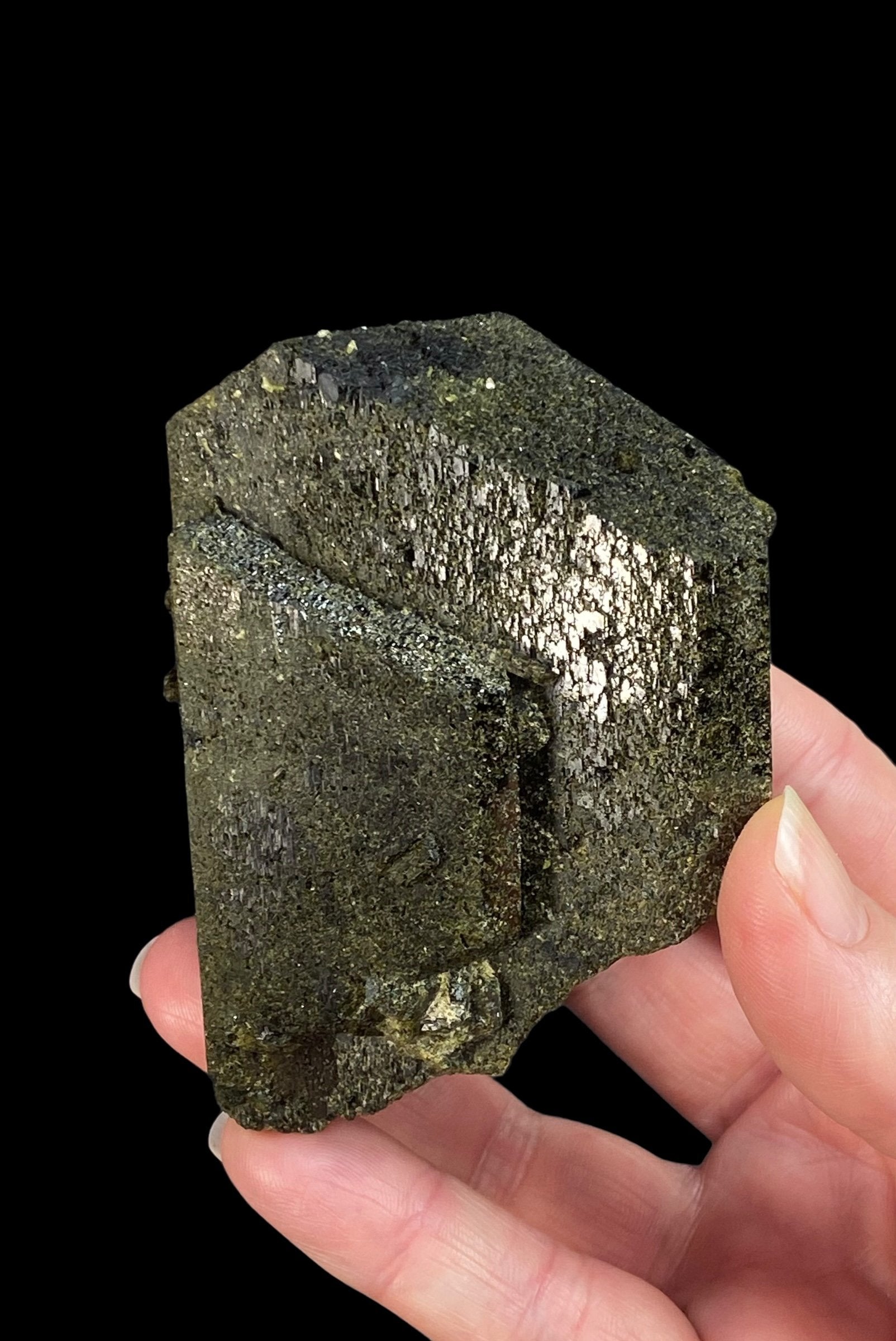 Epidote and Magnetite Specimen, Ras Koh Mountains, Kharan, Balochistan, Pakistan