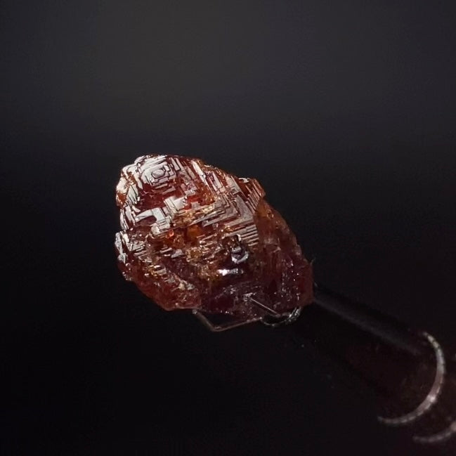 Natural Etched Garnet Crystal, Shigar Valley, Pakistan