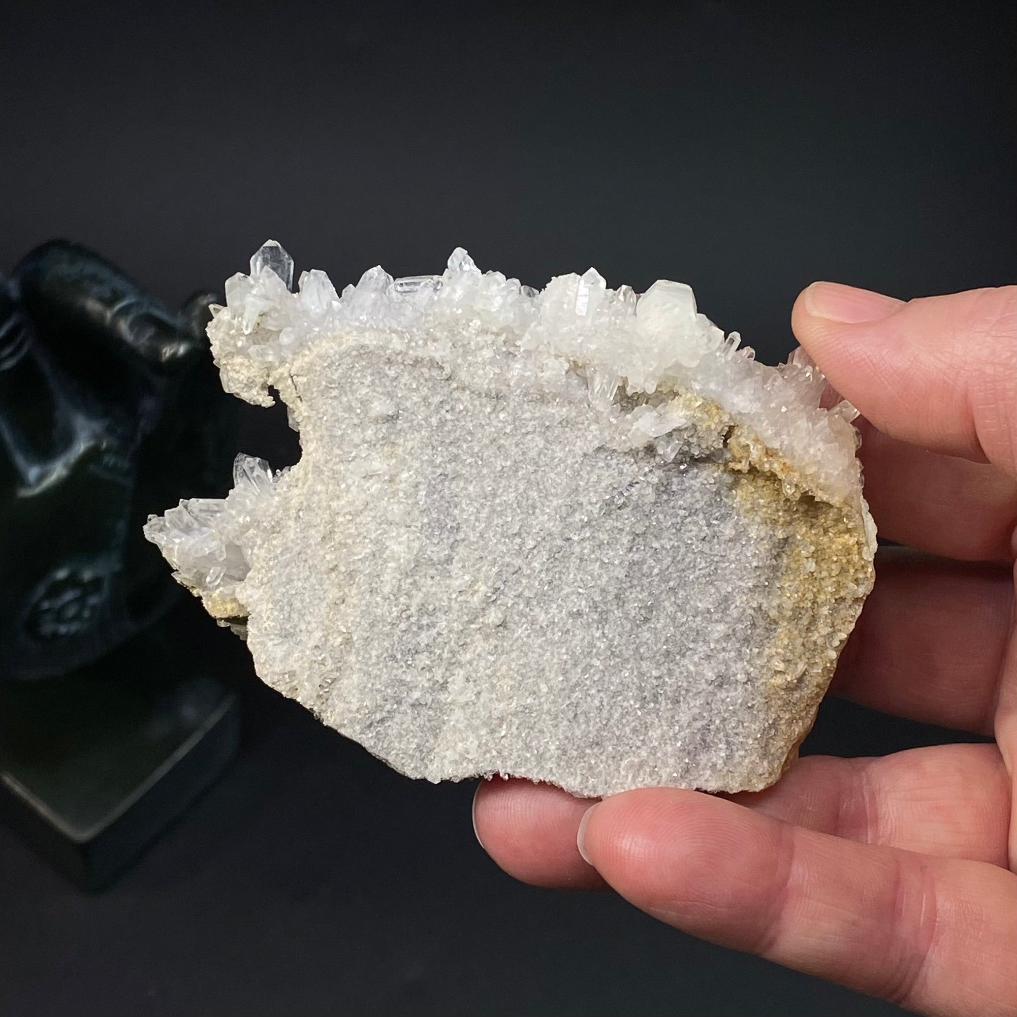 Lustrous Clear Quartz Crystal Cluster