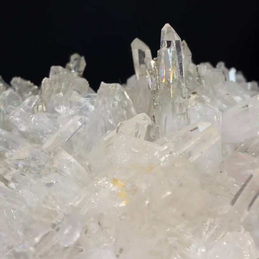 Water Clear Quartz Cluster with Marcasite, Trepca Mines, Kosovo