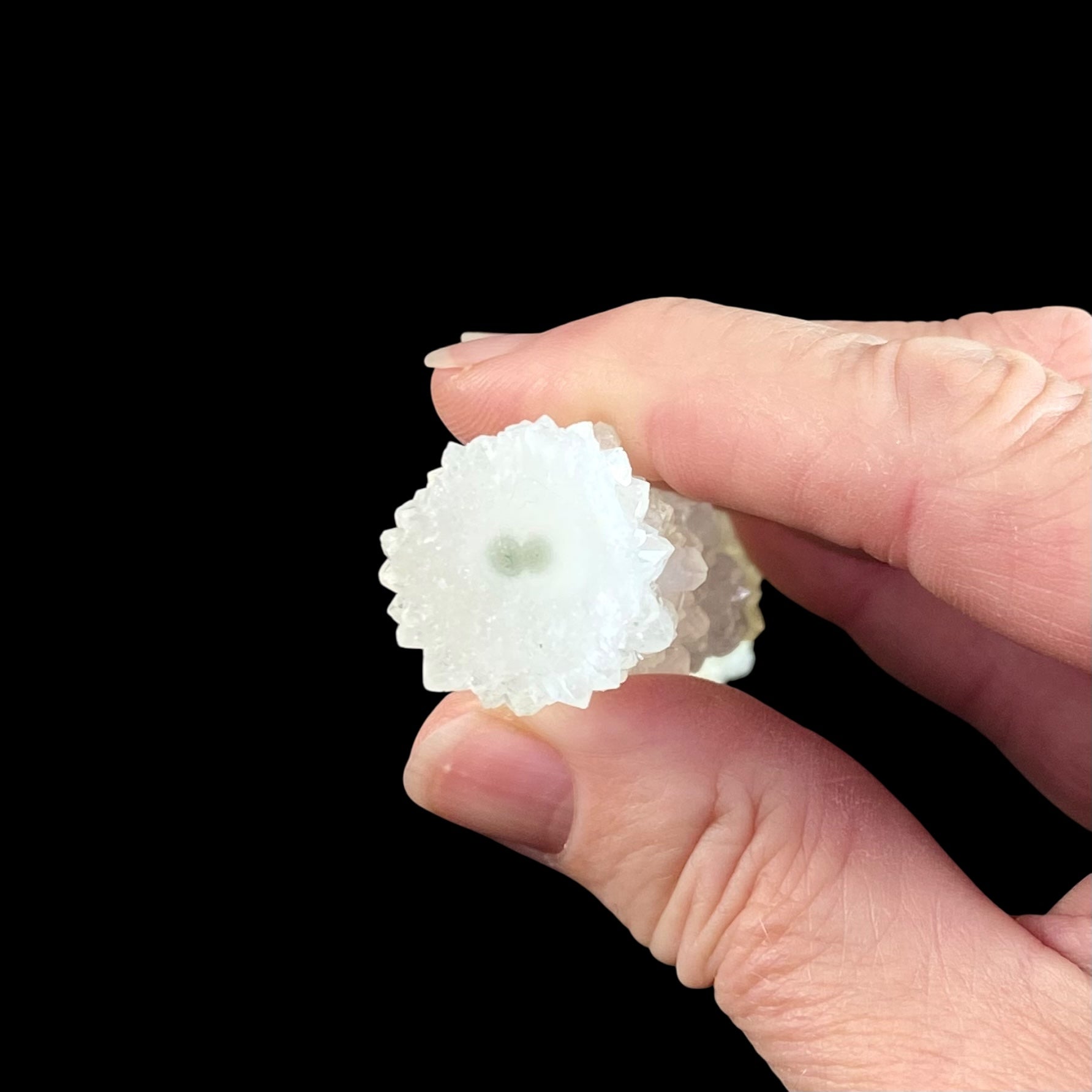 Clear Quartz Stalactite with Agate Core, Maharashtra, India