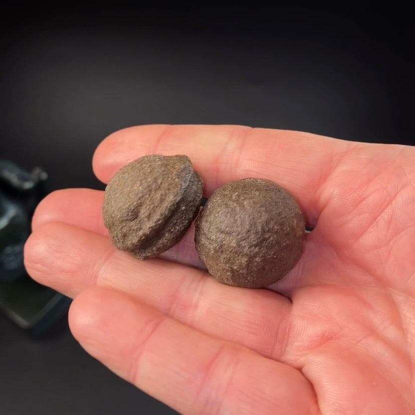 Shaman Stone aka Moqui Marble Male and Female Pair of Stones