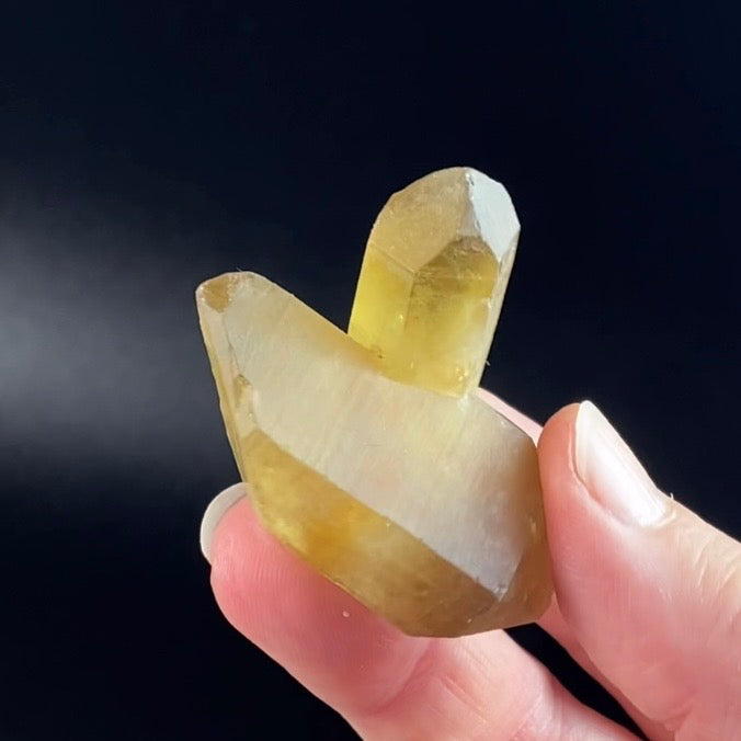 Double Terminated Smoky Citrine Cluster from Chibuku Mine, Zimbabwe