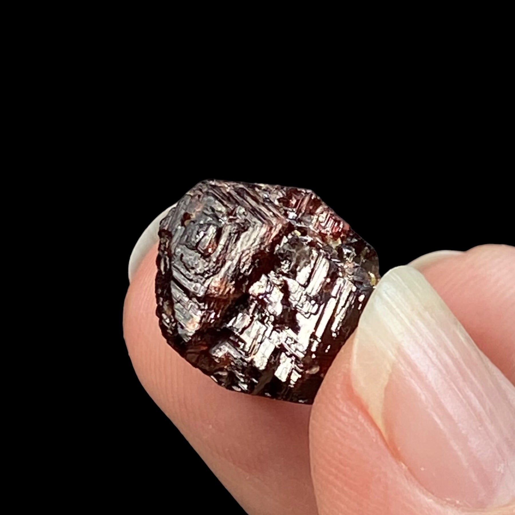 Etched Garnet Crystal