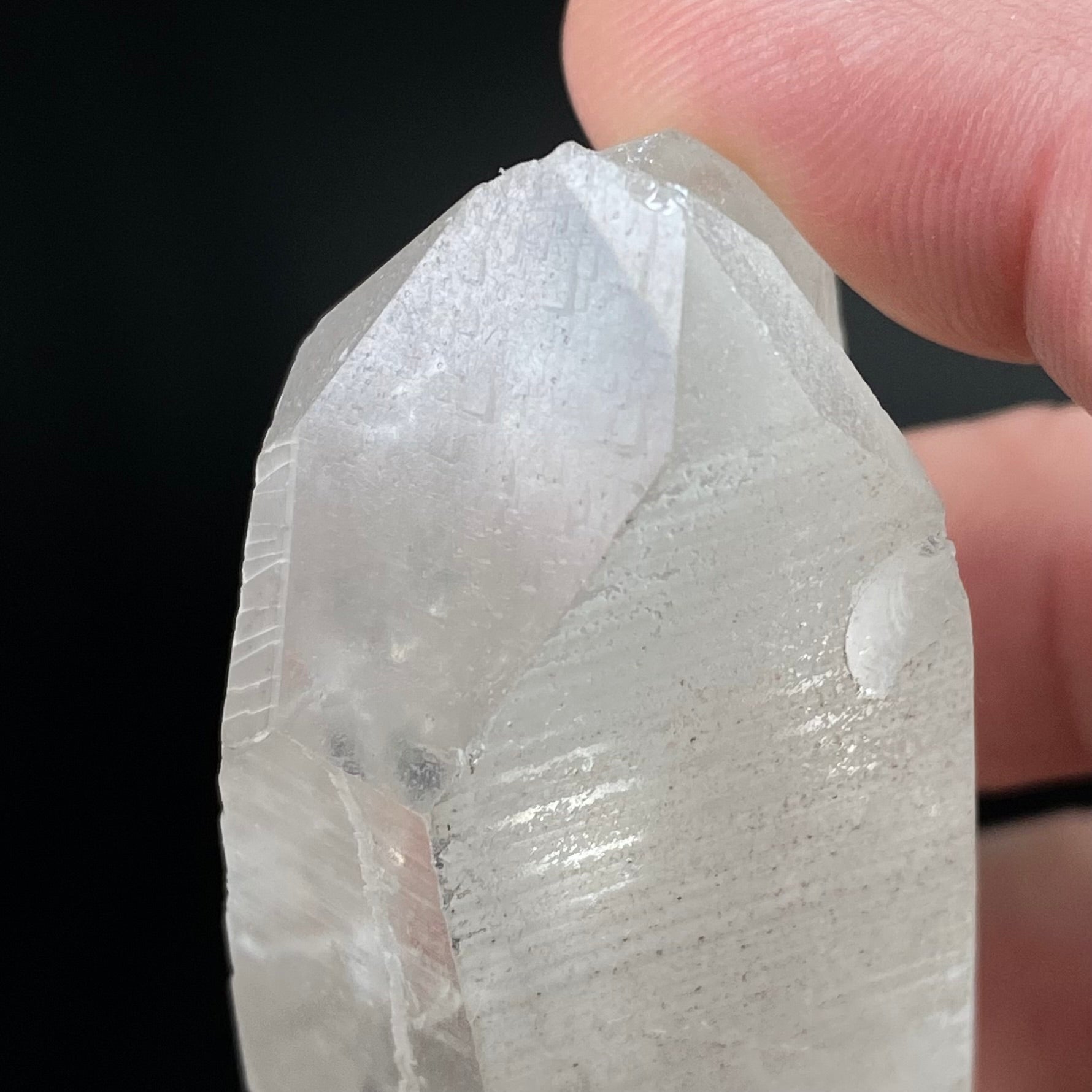 Unique Twin Quartz Crystal with Multiple Record Keepers