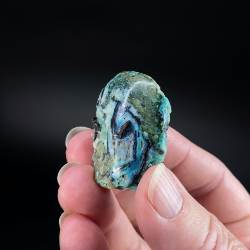 Chrysocolla & Copper Indonesian Copper Web Specimen