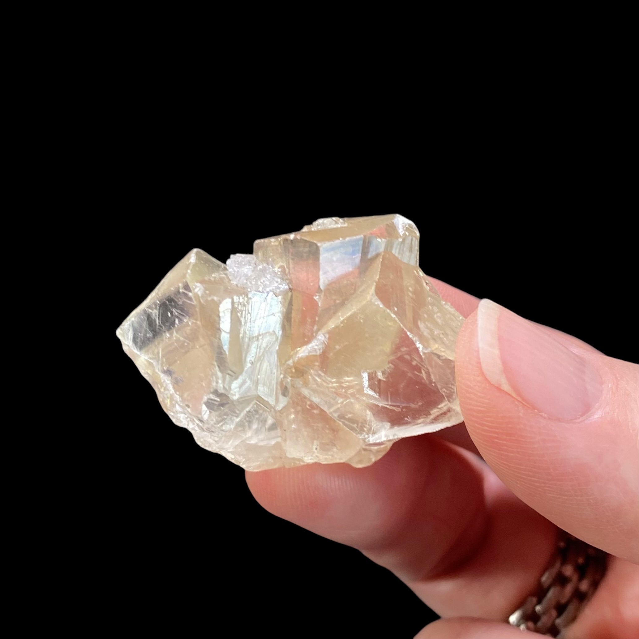 Light Golden Calcite Crystal Cluster