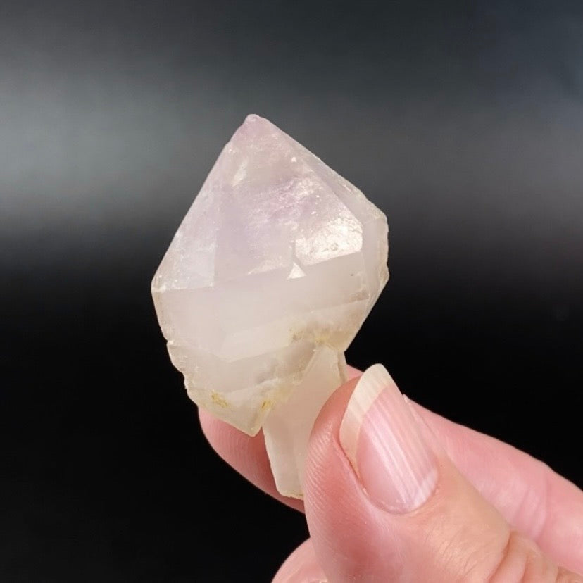 Light Smoky Amethyst Scepter Crystal with Trigon
