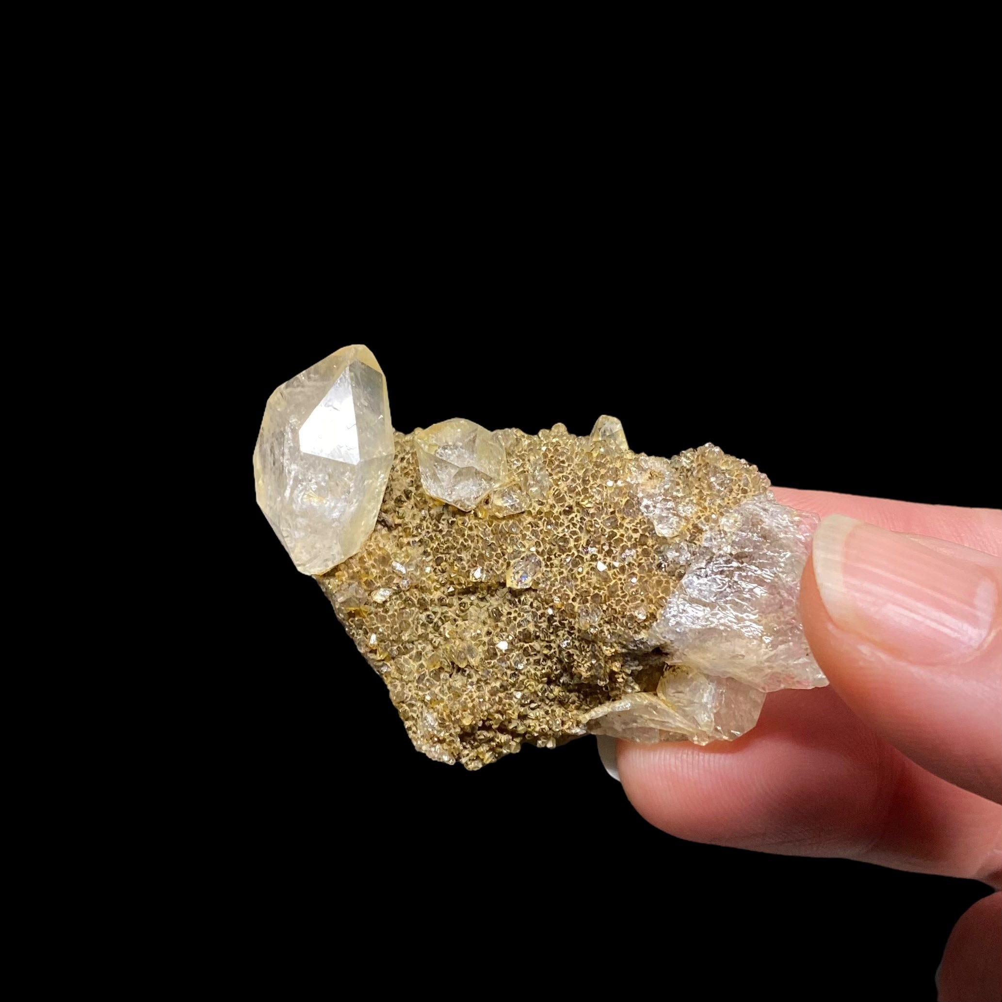 Herkimer Quartz Crystals on Matrix