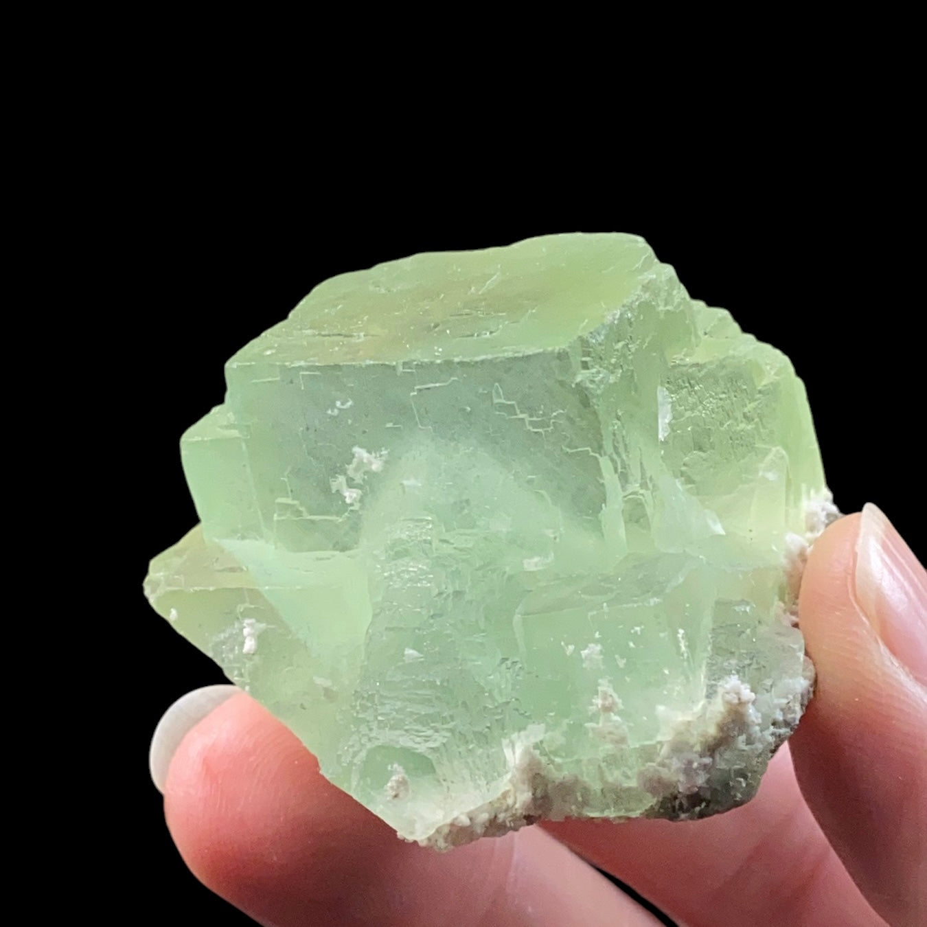 Green Cubic Fluorite Cluster Xianghualing Mine