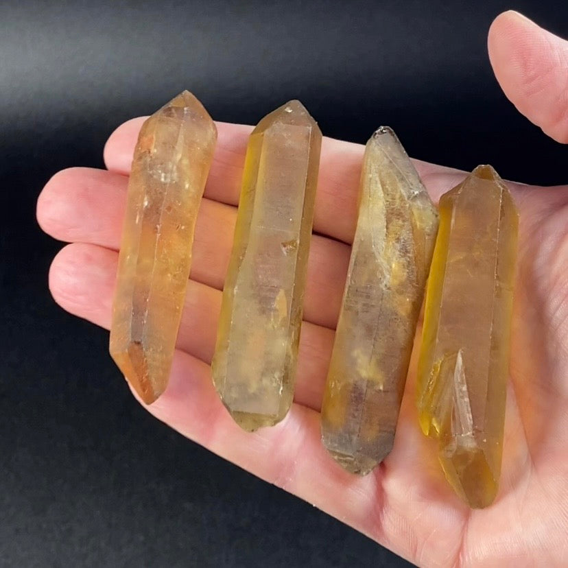Double Terminated Smoky Citrine Crystal from Chibuku Mine, Zimbabwe