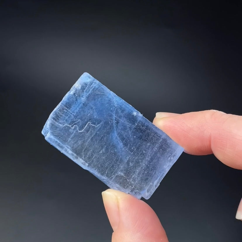 Blue Halite Crystal Specimen from Turkey