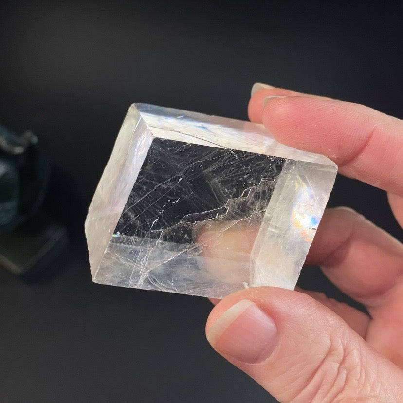 Rainbow Iceland Spar Optical Calcite Specimen from Brazil
