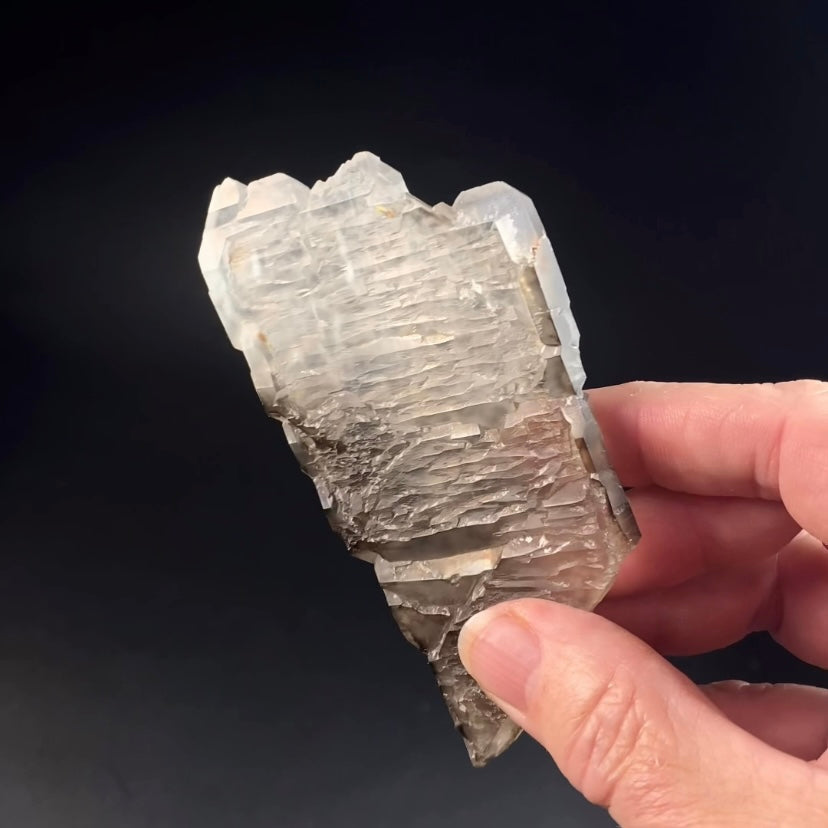 Unique Tabular Smoky Quartz Crystal