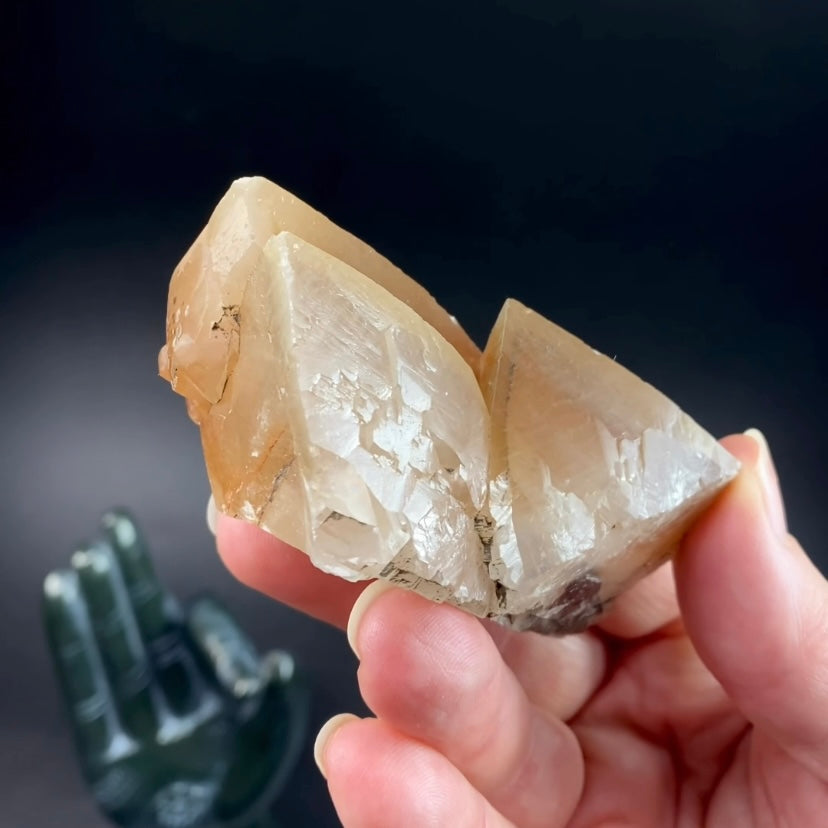 Phosphorescent Candy Apple Calcite Cluster