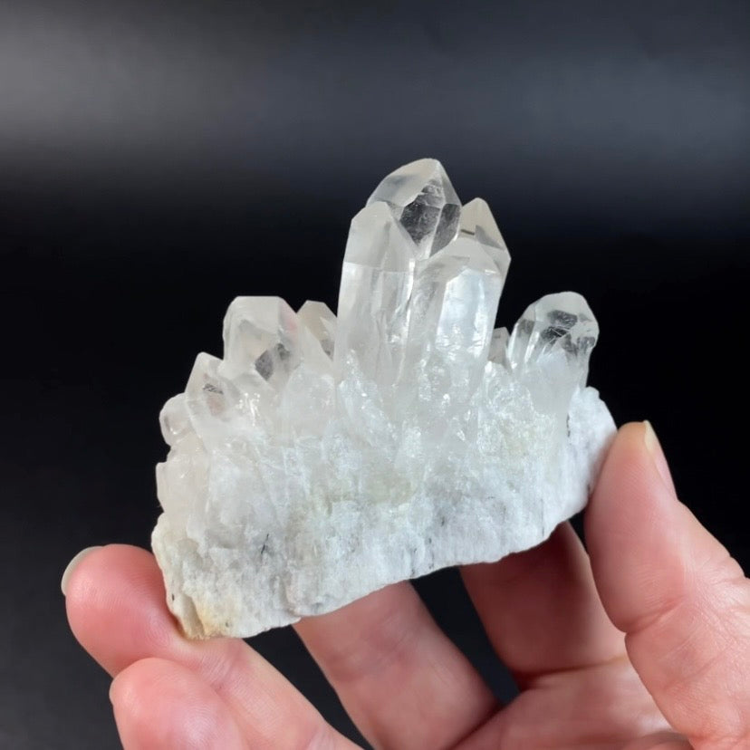 Clear Quartz Crystal Cluster from Minas Gerais, Brazil
