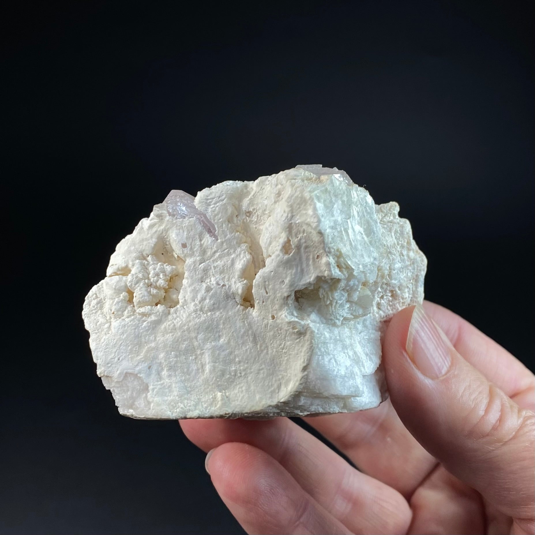 Beryl var. Morganite Crystals with Quartz, Feldspar & Mica