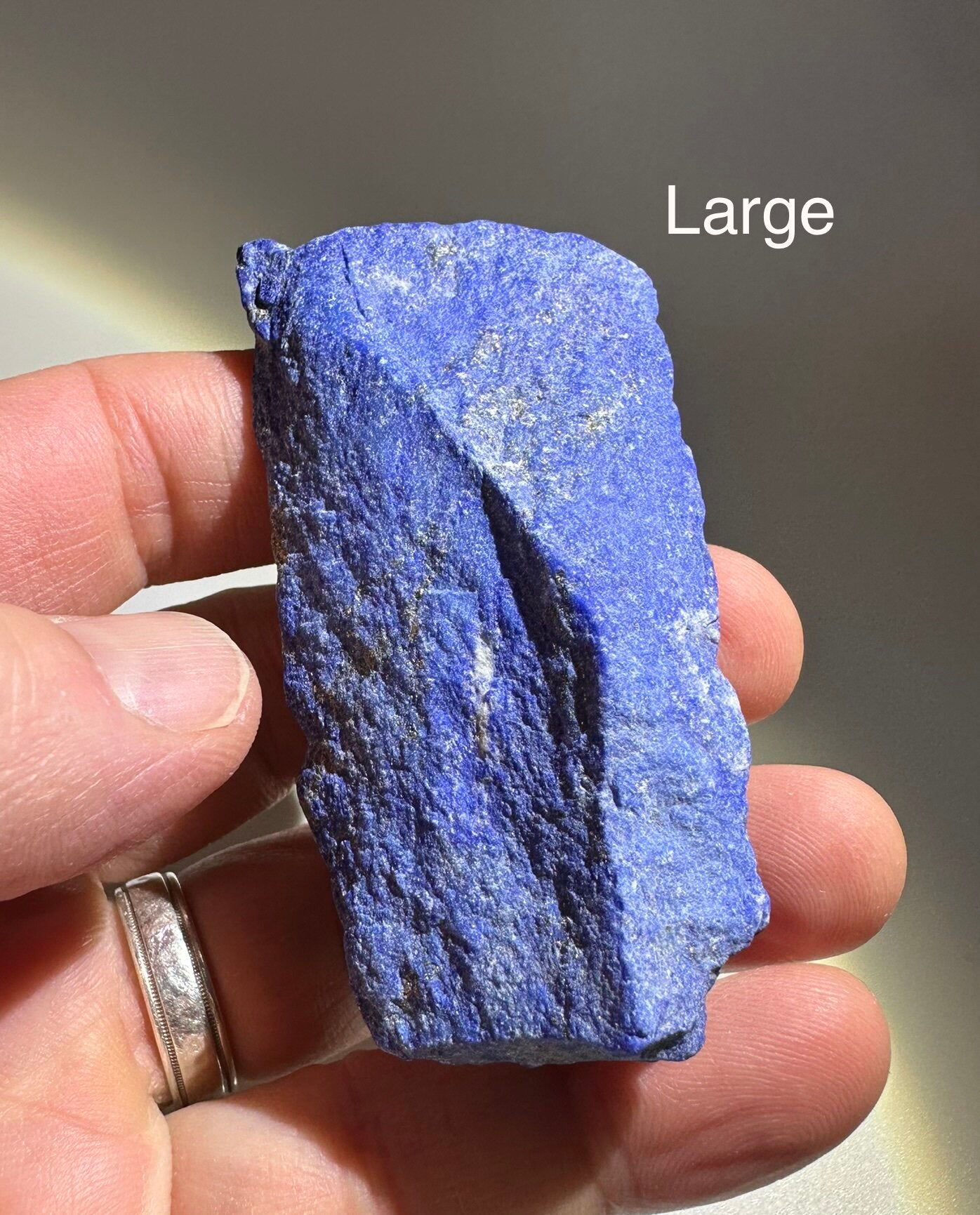 One (1) Rough Lapis Specimen - 3 Sizes Available