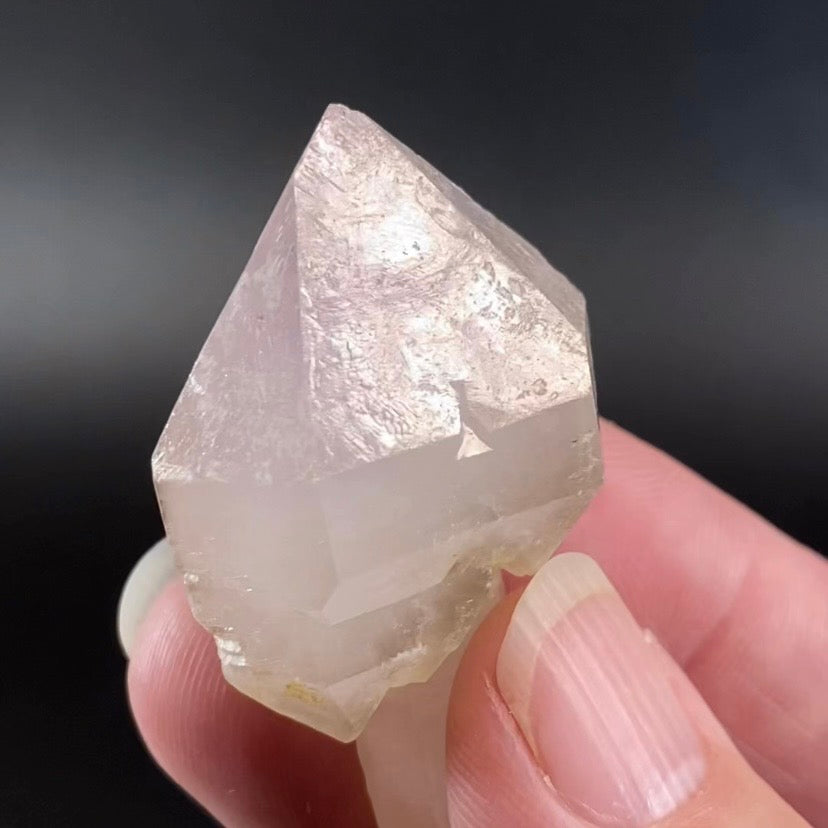 Light Smoky Amethyst Scepter Crystal with Trigon