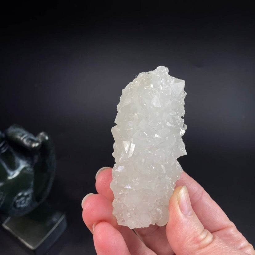 Clear Apophyllite Crystal Stalactite Formation Cluster