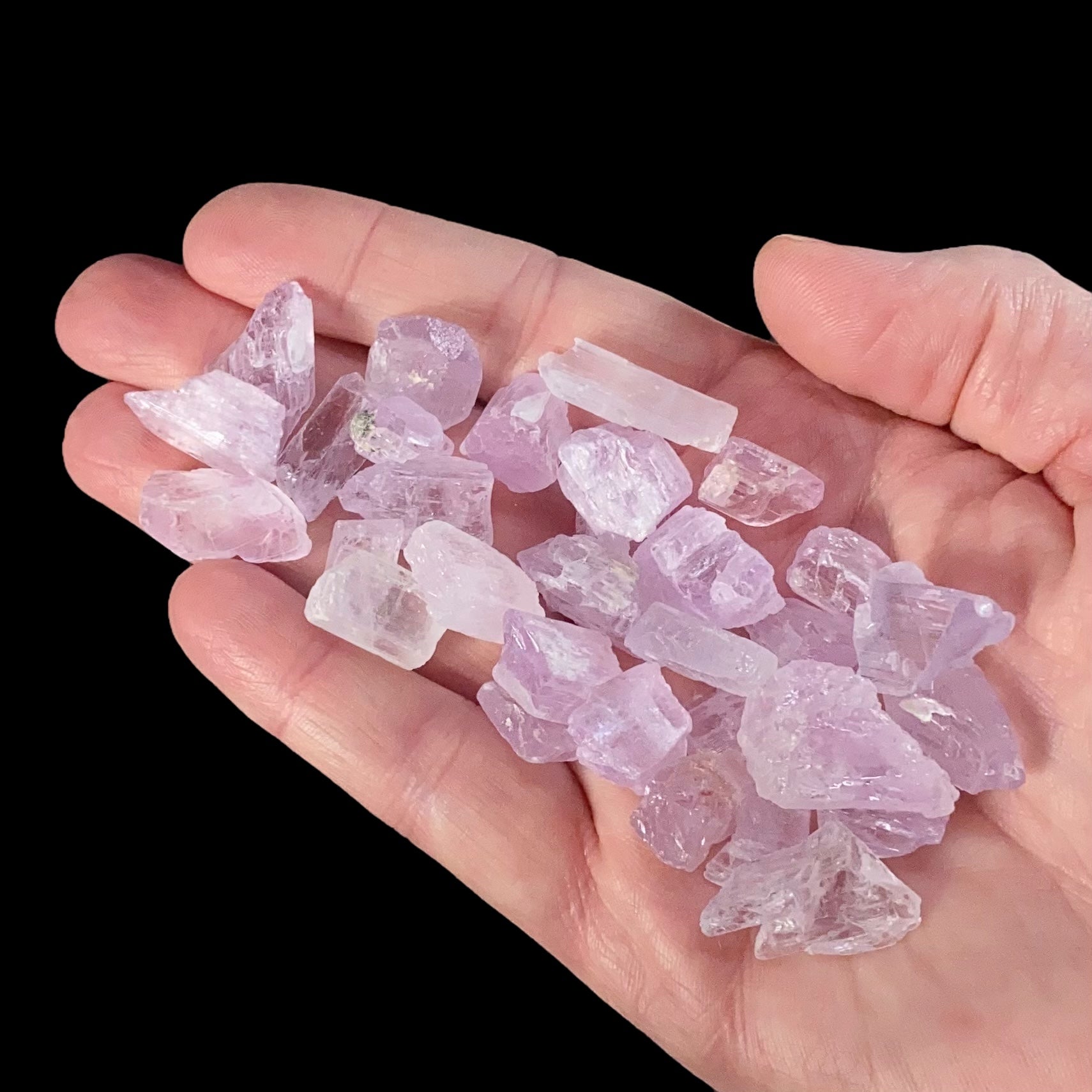 ONE Pink Lavender Spodumene var. Kunzite Crystal, 3 Sizes Available