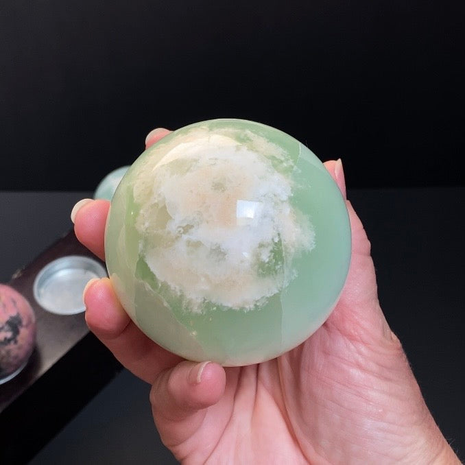 Caribbean Calcite Aragonite 70 mm Sphere