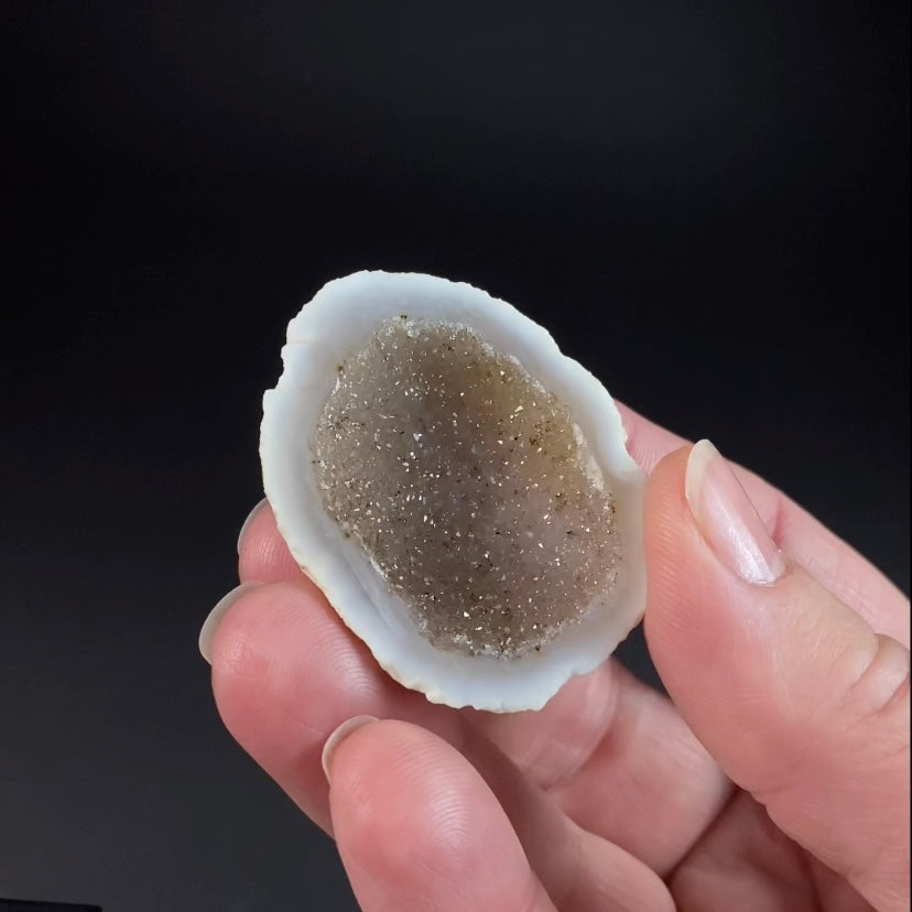 Complete Quartz and Agate Geode from Brazil